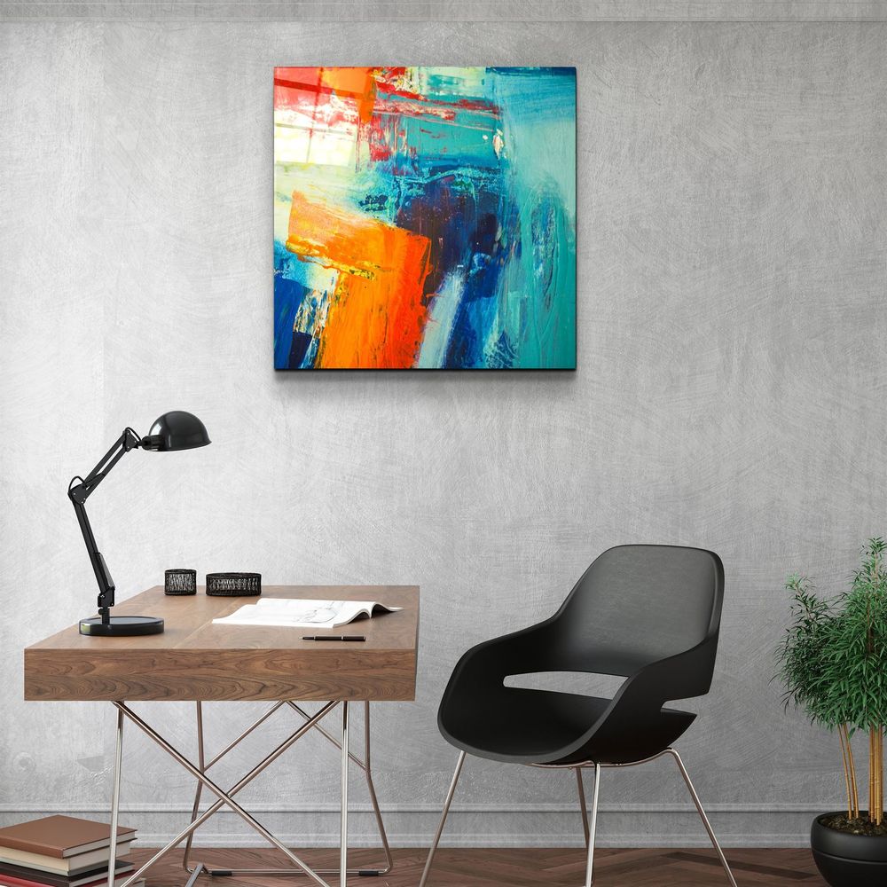 Other wall decoration - ・"Honeycomb"・Glass Wall Art | Artdesigna Glass Printing Wall Arts. - ARTDESIGNA