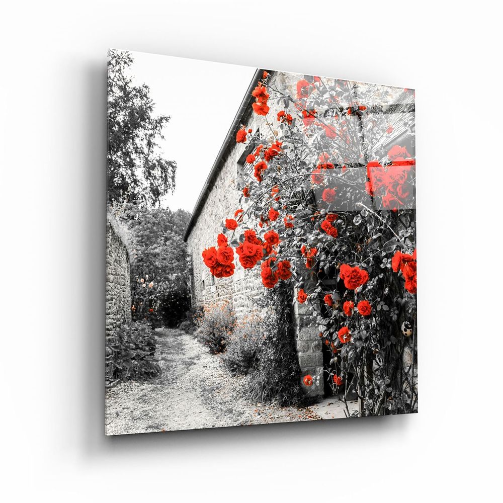Autres décorations murales - ・"Red Roses"・Glass Wall Art | Artdesigna Glass Printing Wall Arts. - ARTDESIGNA