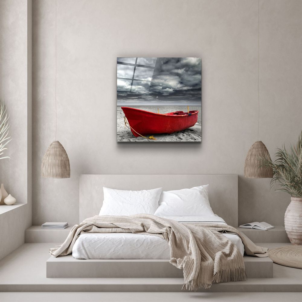 Autres décorations murales - ・"Sailing Boat"・Glass Wall Art | Artdesigna Glass Printing Wall Arts. - ARTDESIGNA