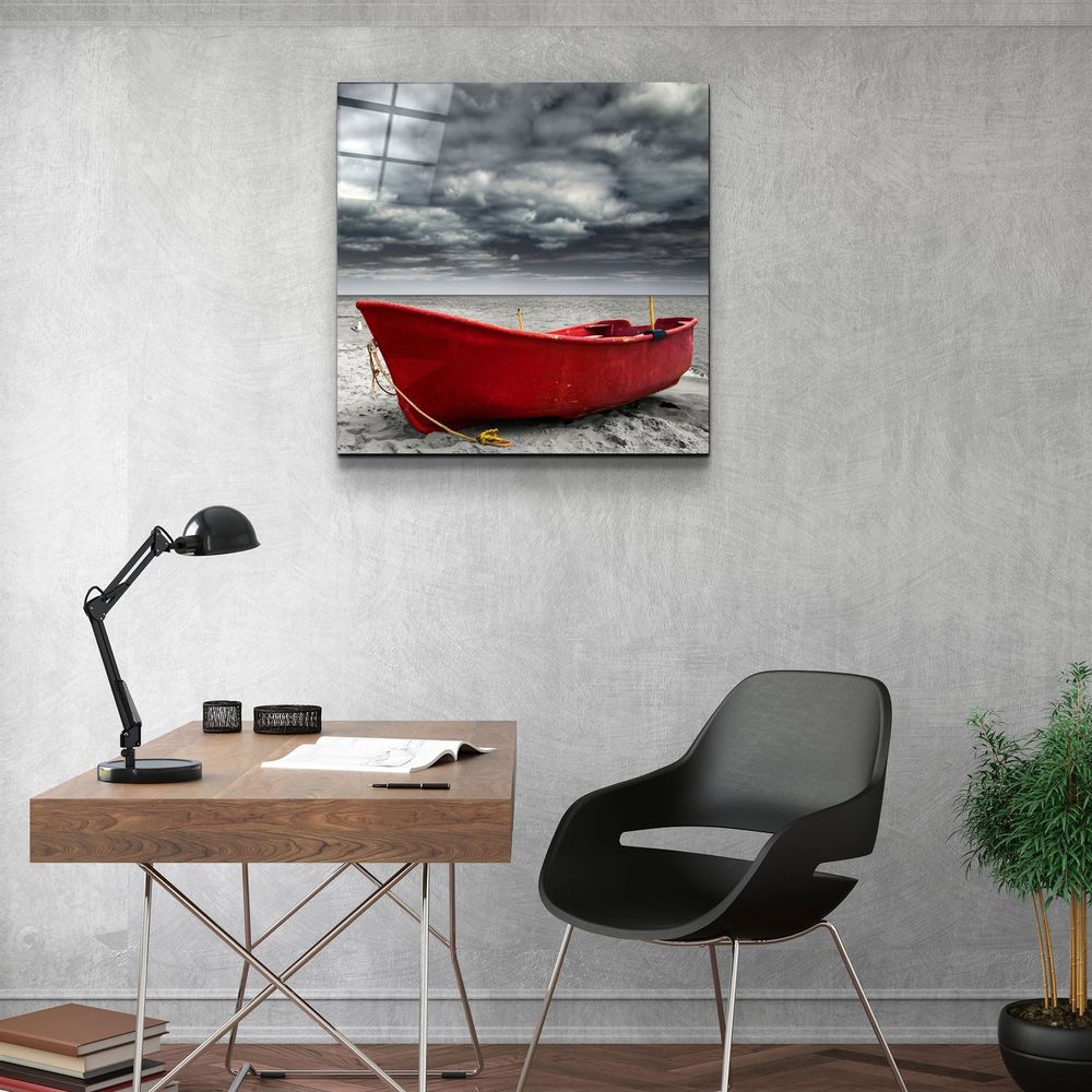 Autres décorations murales - ・"Sailing Boat"・Glass Wall Art | Artdesigna Glass Printing Wall Arts. - ARTDESIGNA