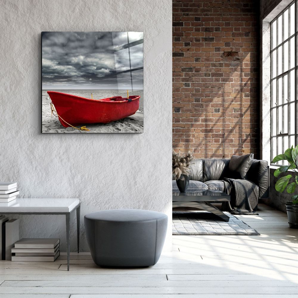 Autres décorations murales - ・"Sailing Boat"・Glass Wall Art | Artdesigna Glass Printing Wall Arts. - ARTDESIGNA