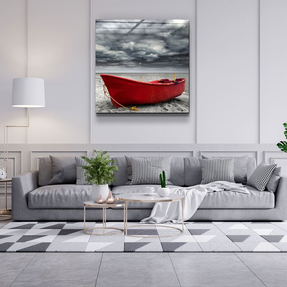 Autres décorations murales - ・"Sailing Boat"・Glass Wall Art | Artdesigna Glass Printing Wall Arts. - ARTDESIGNA