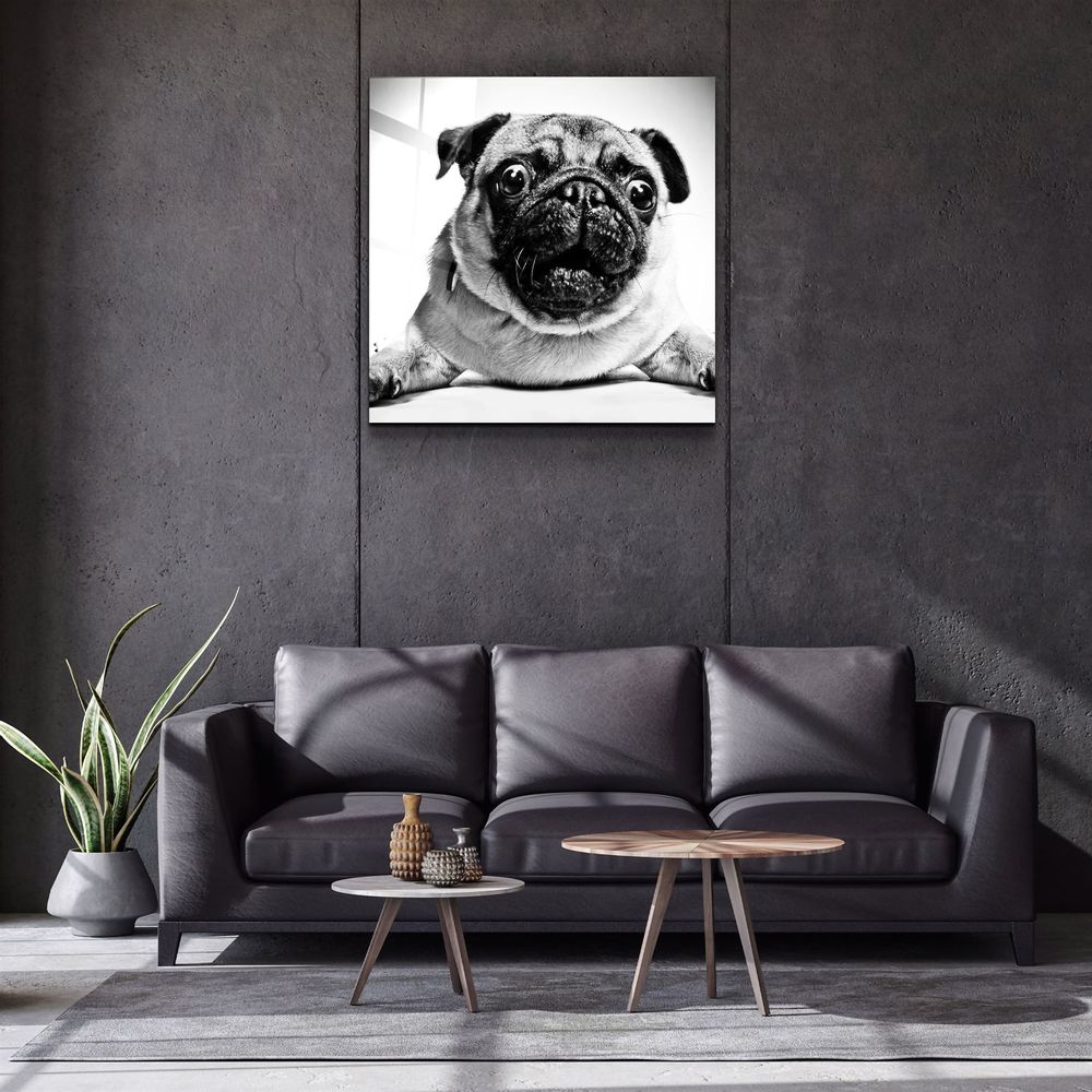 Autres décorations murales - ・"Black and White Flowers"・Glass Wall Art | Artdesigna Glass Printing Wall Arts. - ARTDESIGNA
