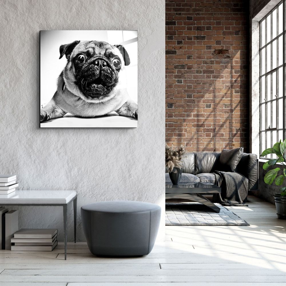 Autres décorations murales - ・"Black and White Flowers"・Glass Wall Art | Artdesigna Glass Printing Wall Arts. - ARTDESIGNA