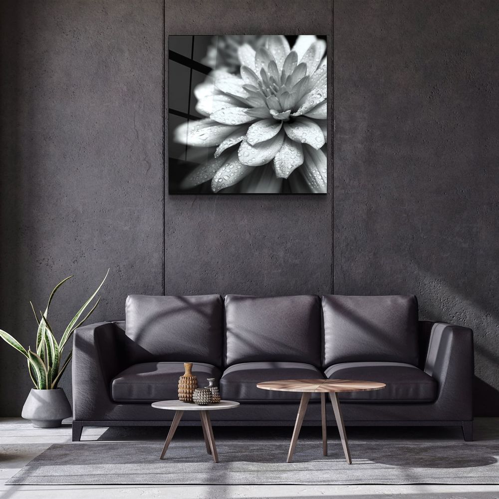 Autres décorations murales - ・"Flower"・Glass Wall Art | Artdesigna Glass Printing Wall Arts. - ARTDESIGNA
