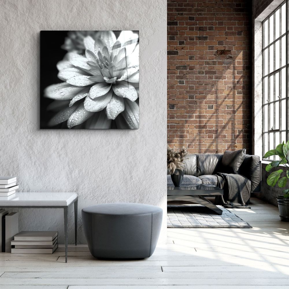 Autres décorations murales - ・"Flower"・Glass Wall Art | Artdesigna Glass Printing Wall Arts. - ARTDESIGNA