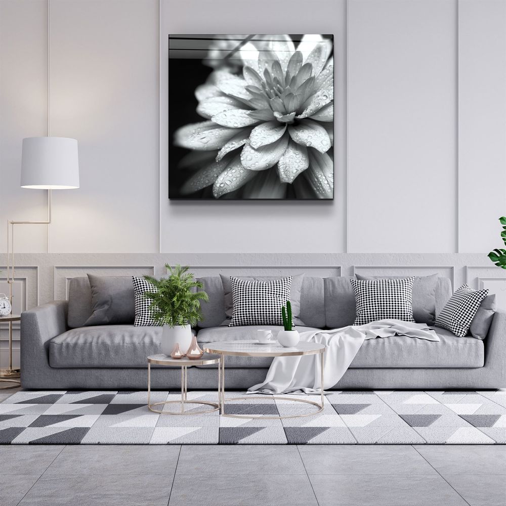 Autres décorations murales - ・"Flower"・Glass Wall Art | Artdesigna Glass Printing Wall Arts. - ARTDESIGNA
