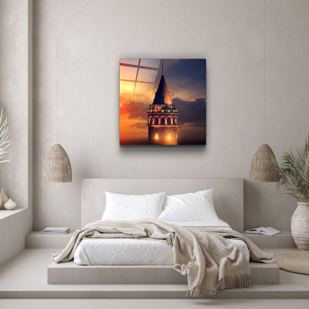 Other wall decoration - ・"Maiden's Tower"・Glass Wall Art | Artdesigna Glass Printing Wall Arts. - ARTDESIGNA