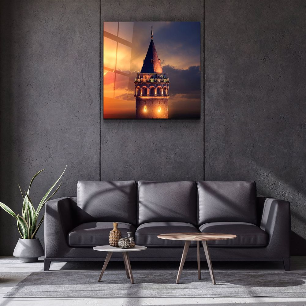Other wall decoration - ・"Maiden's Tower"・Glass Wall Art | Artdesigna Glass Printing Wall Arts. - ARTDESIGNA