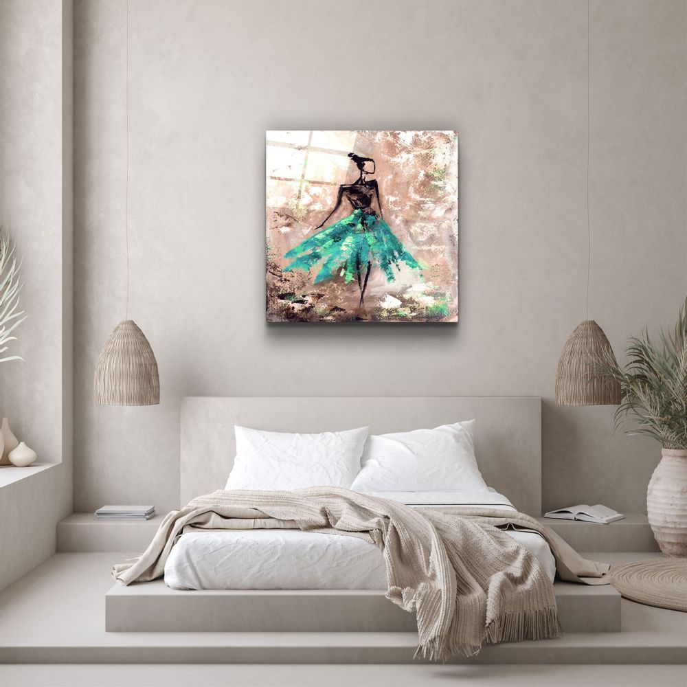 Other wall decoration - ・"Women (Pink)"・Glass Wall Art | Artdesigna Glass Printing Wall Arts. - ARTDESIGNA