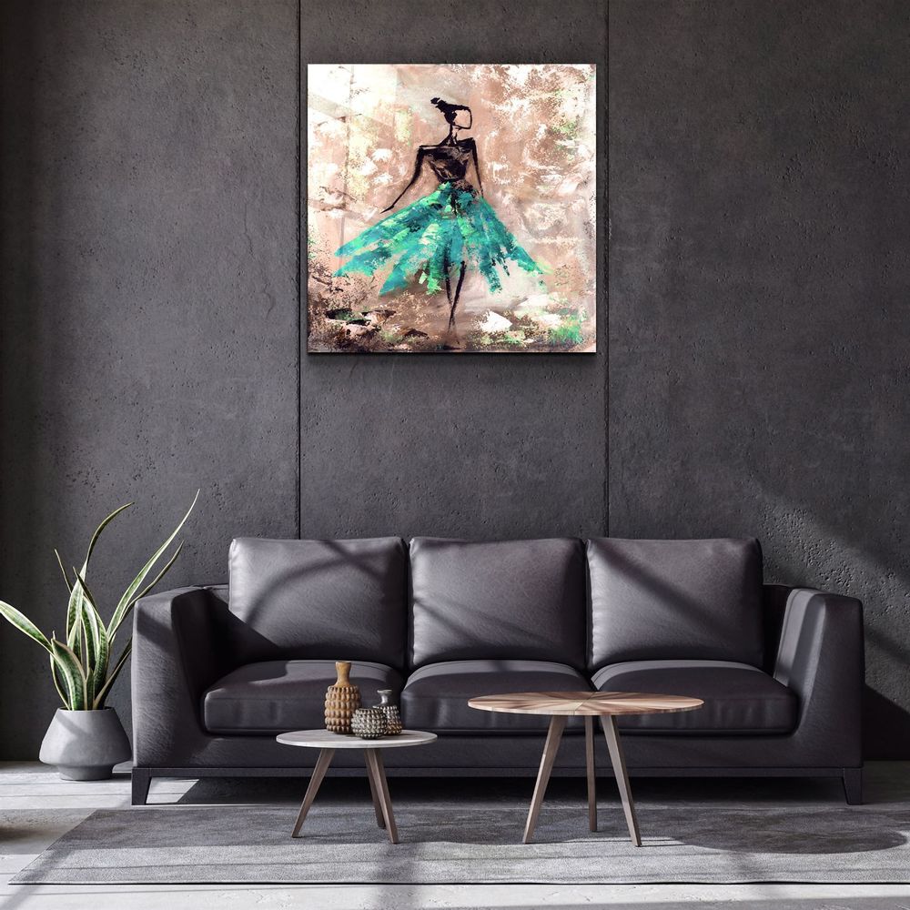 Other wall decoration - ・"Women (Pink)"・Glass Wall Art | Artdesigna Glass Printing Wall Arts. - ARTDESIGNA