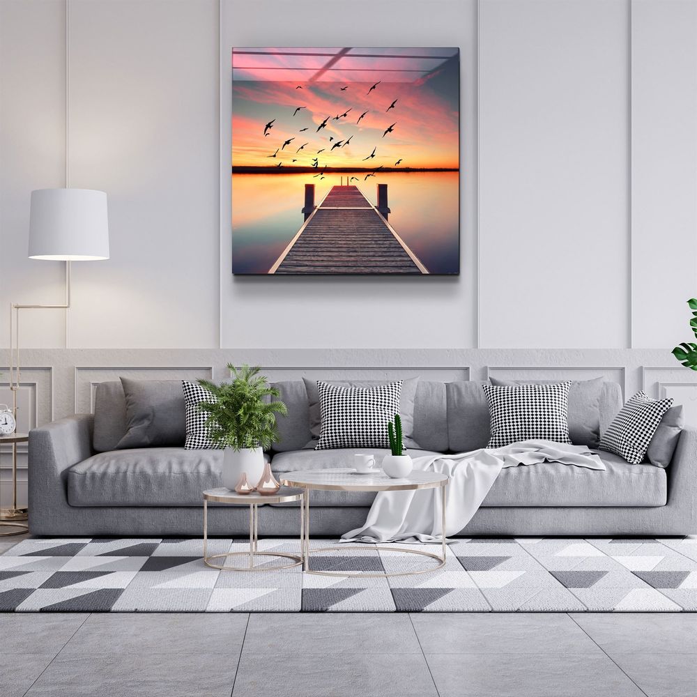 Autres décorations murales - ・"Lighthouse"・Glass Wall Art | Artdesigna Glass Printing Wall Arts. - ARTDESIGNA