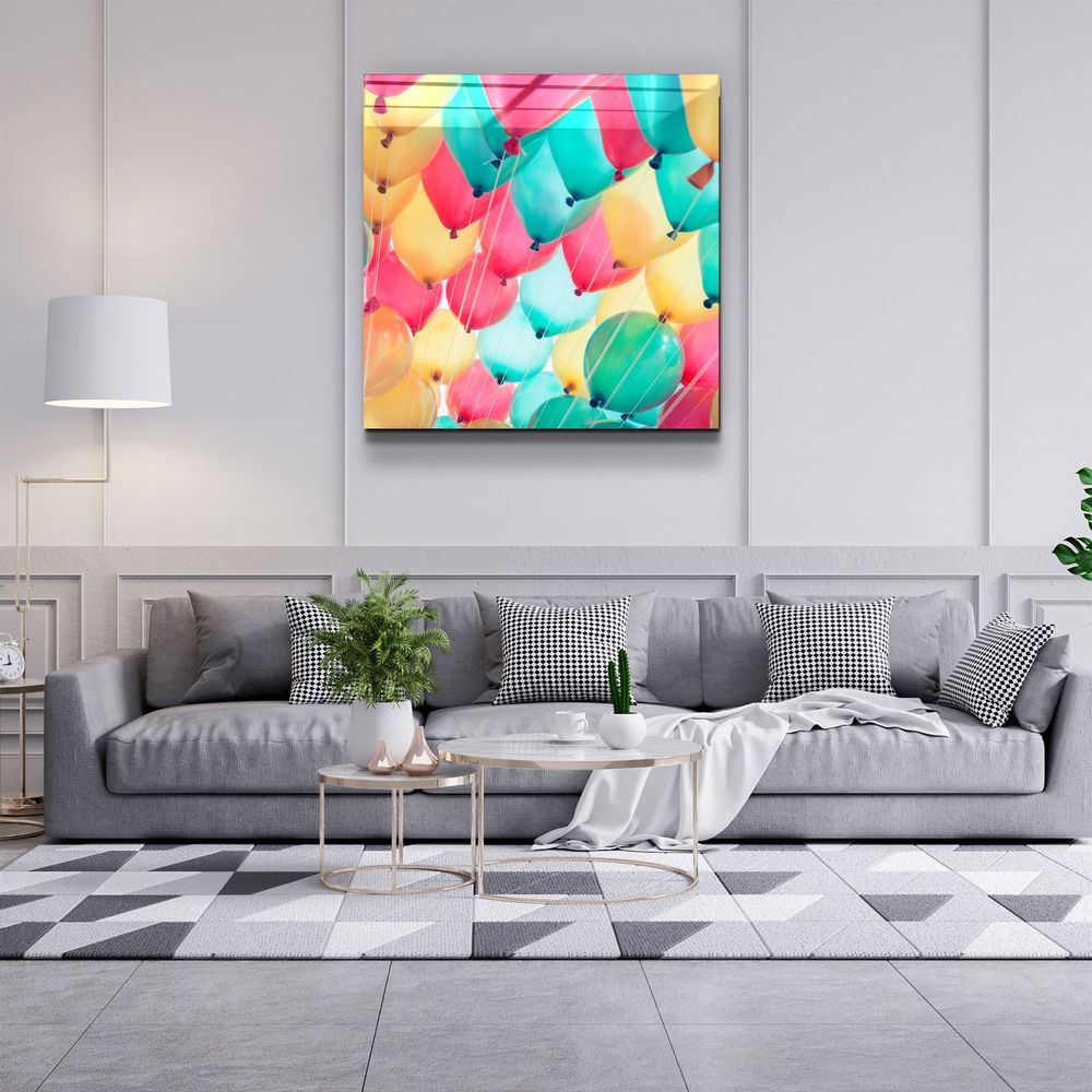 Autres décorations murales - ・"Dandelion"・Glass Wall Art | Artdesigna Glass Printing Wall Arts. - ARTDESIGNA