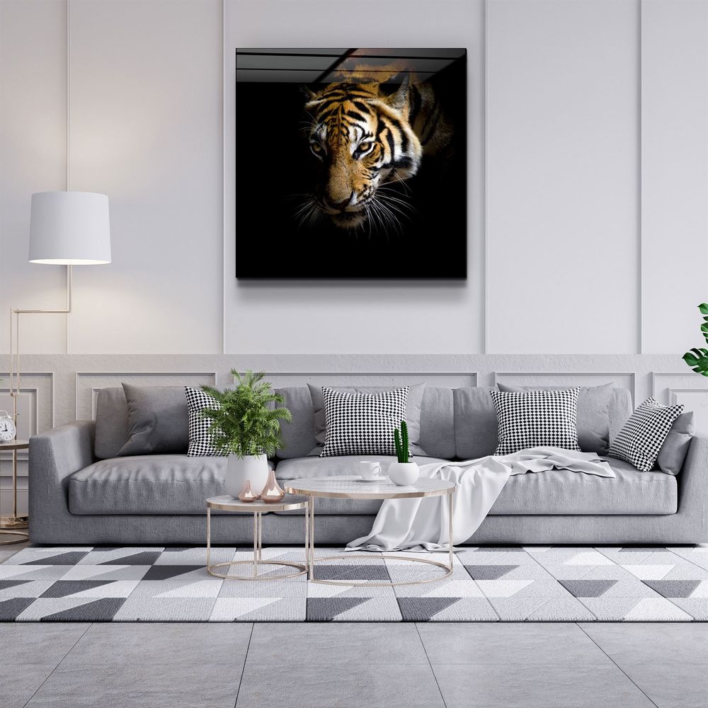 Autres décorations murales - ・"Lion"・Glass Wall Art | Artdesigna Glass Printing Wall Arts. - ARTDESIGNA