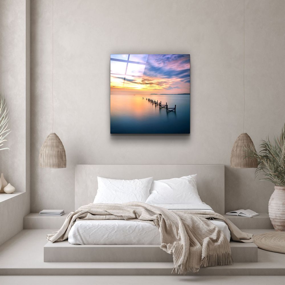 Other wall decoration - ・"Quay"・Glass Wall Art | Artdesigna Glass Printing Wall Arts. - ARTDESIGNA