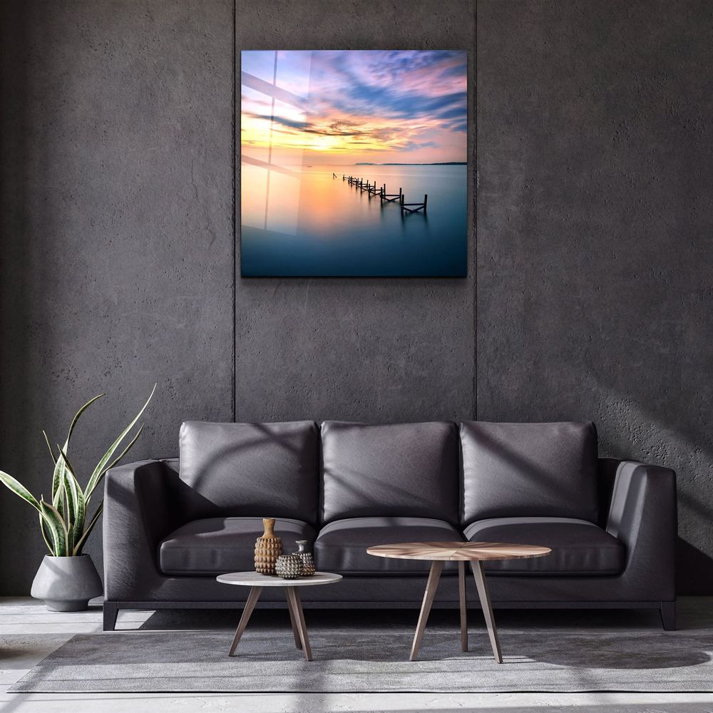 Other wall decoration - ・"Quay"・Glass Wall Art | Artdesigna Glass Printing Wall Arts. - ARTDESIGNA