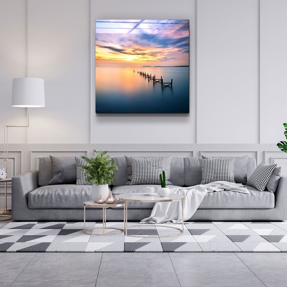 Other wall decoration - ・"Quay"・Glass Wall Art | Artdesigna Glass Printing Wall Arts. - ARTDESIGNA