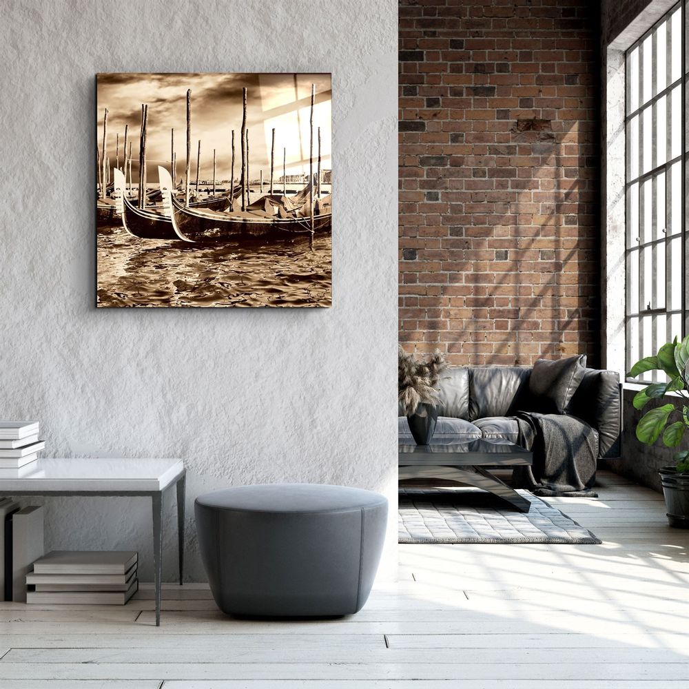 Autres décorations murales - ・"Quay"・Glass Wall Art | Artdesigna Glass Printing Wall Arts. - ARTDESIGNA