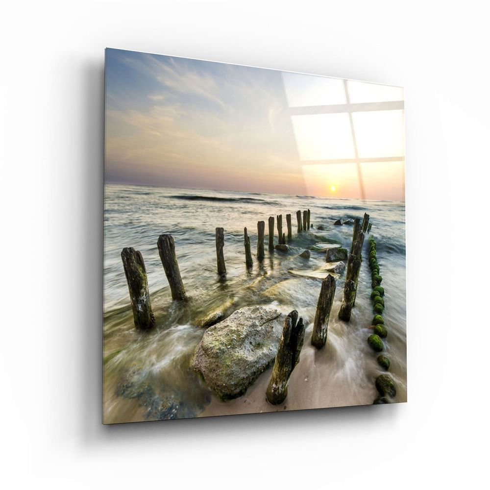 Autres décorations murales - ・"Sunset"・Glass Wall Art | Artdesigna Glass Printing Wall Arts. - ARTDESIGNA