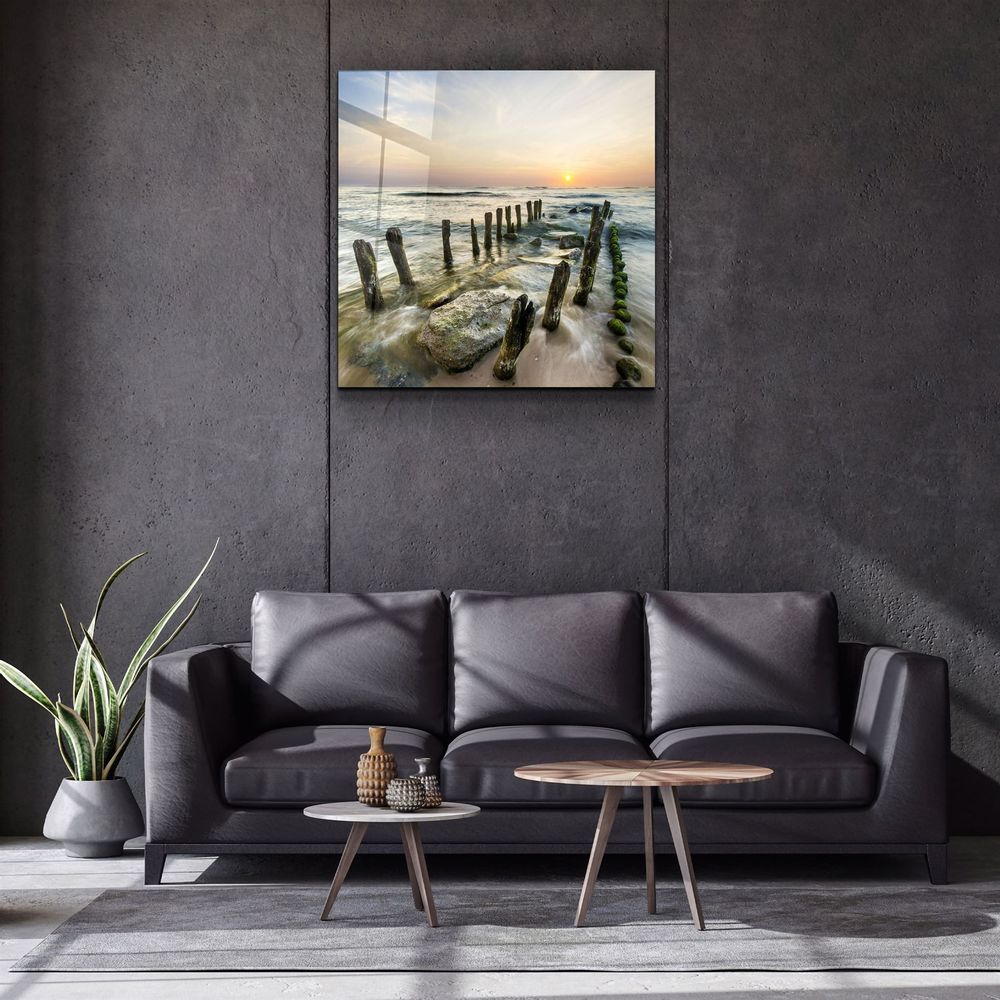 Autres décorations murales - ・"Sunset"・Glass Wall Art | Artdesigna Glass Printing Wall Arts. - ARTDESIGNA