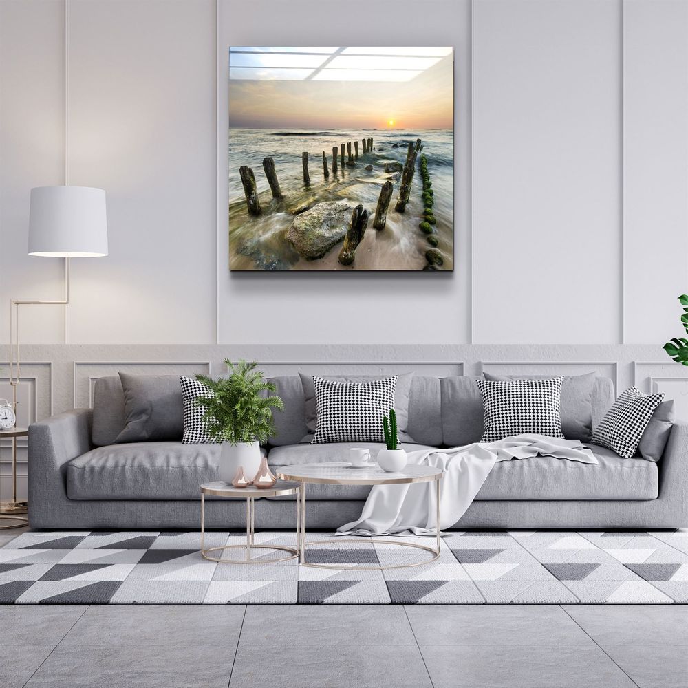 Autres décorations murales - ・"Sunset"・Glass Wall Art | Artdesigna Glass Printing Wall Arts. - ARTDESIGNA