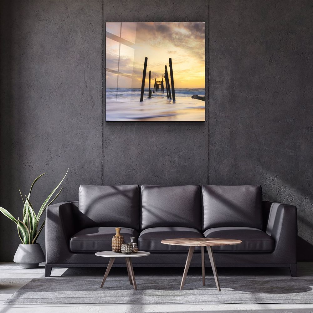 Autres décorations murales - ・"Palm Trees"・Glass Wall Art | Artdesigna Glass Printing Wall Arts. - ARTDESIGNA