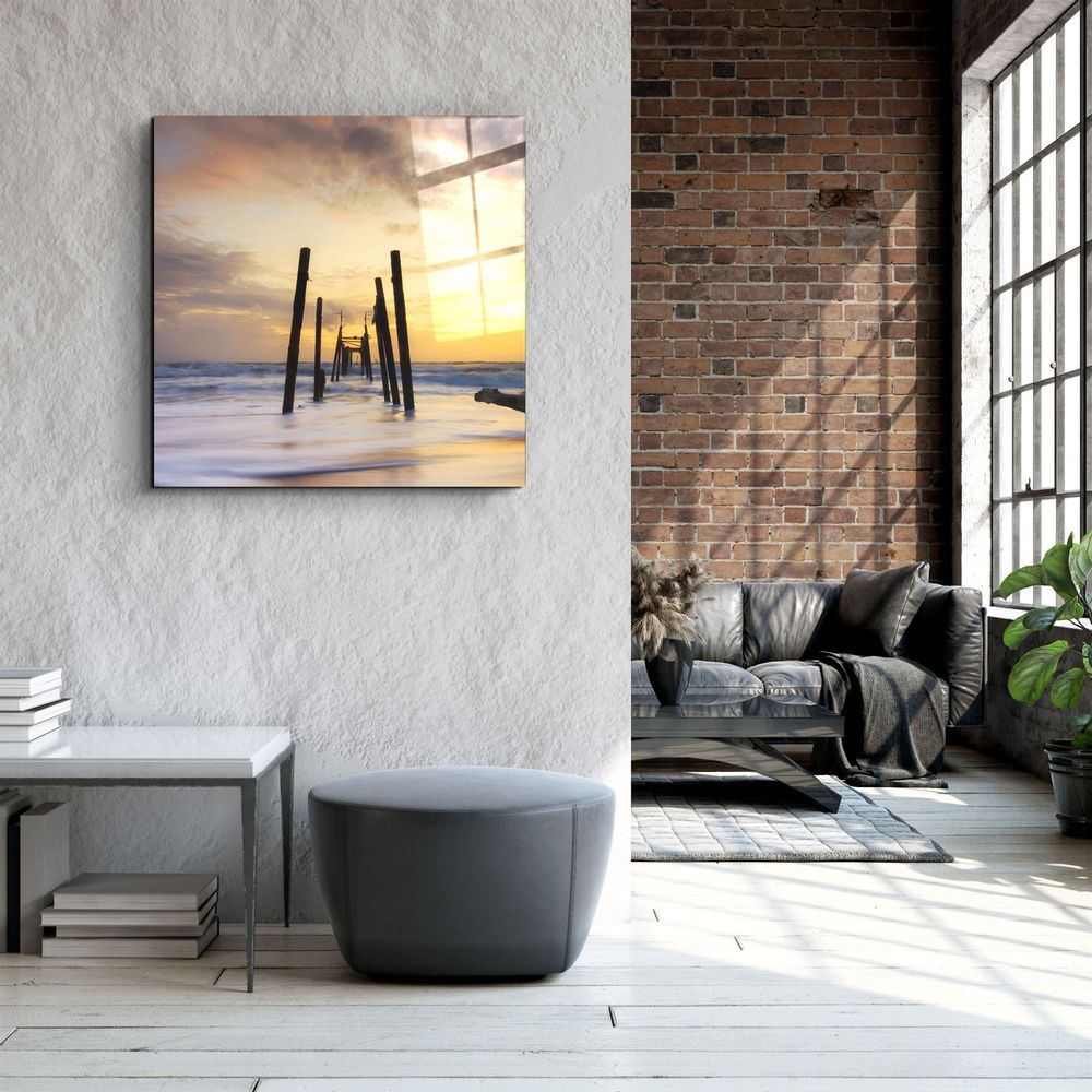 Autres décorations murales - ・"Palm Trees"・Glass Wall Art | Artdesigna Glass Printing Wall Arts. - ARTDESIGNA