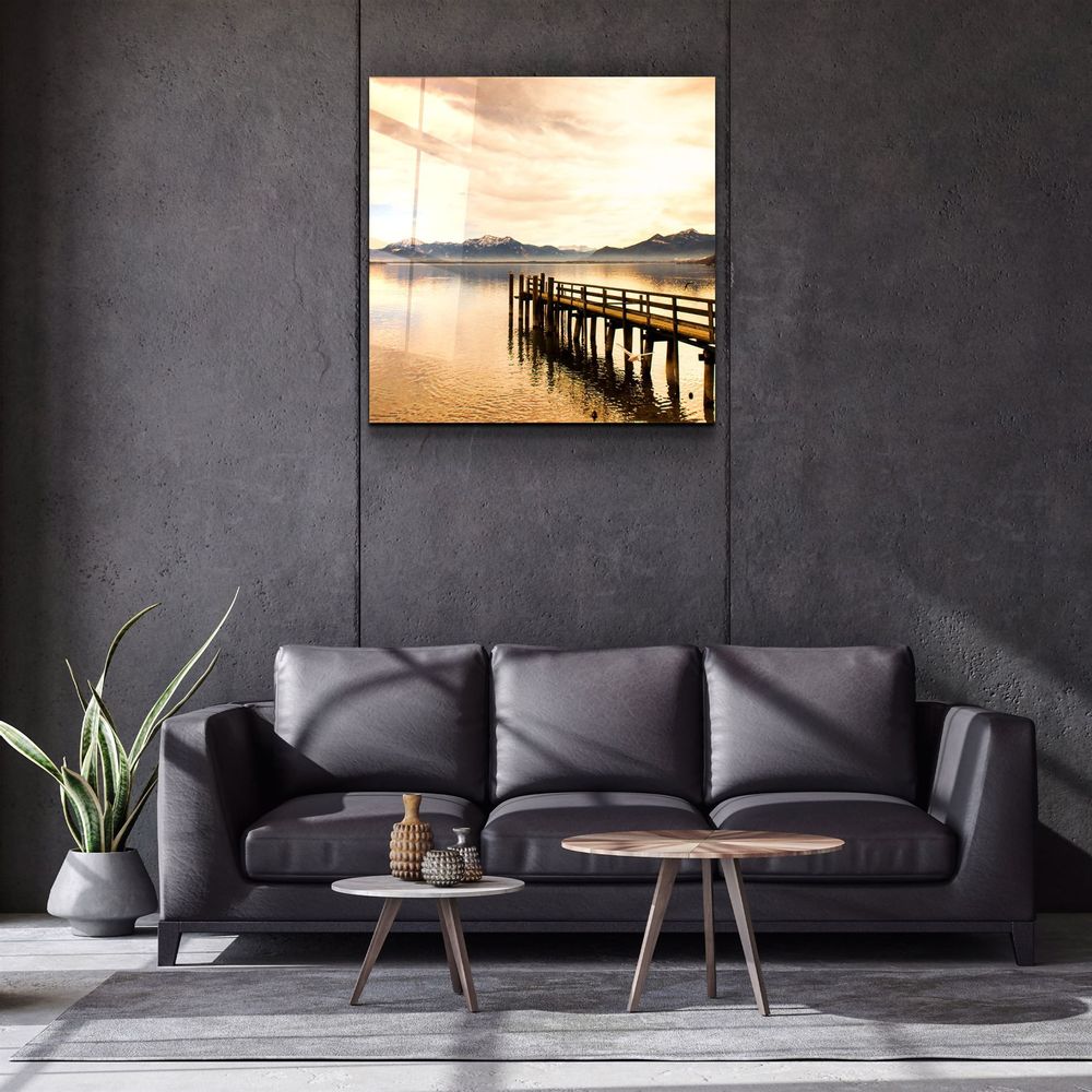 Autres décorations murales - ・"Quay"・Glass Wall Art | Artdesigna Glass Printing Wall Arts. - ARTDESIGNA