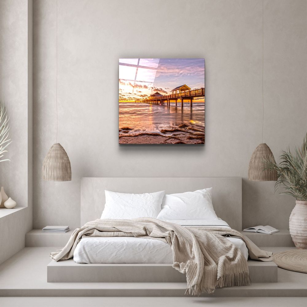 Autres décorations murales - ・"Lake"・Glass Wall Art | Artdesigna Glass Printing Wall Arts. - ARTDESIGNA