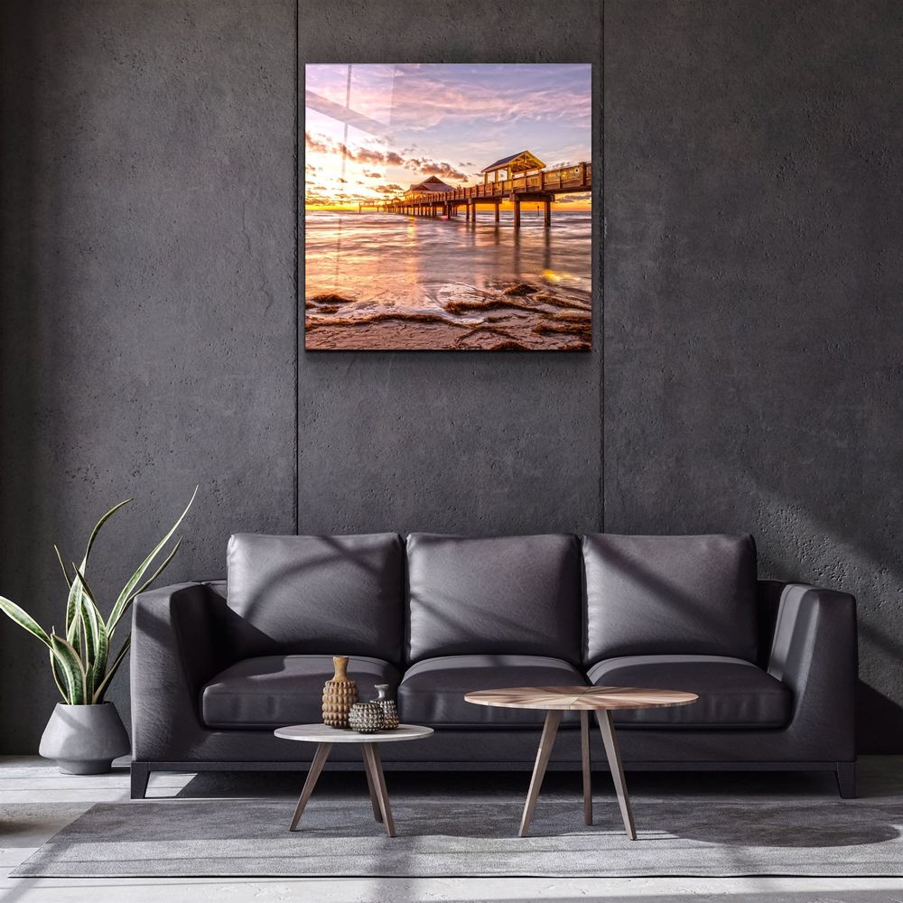 Autres décorations murales - ・"Lake"・Glass Wall Art | Artdesigna Glass Printing Wall Arts. - ARTDESIGNA