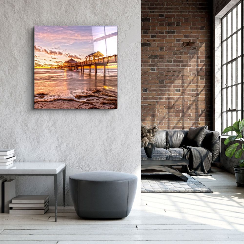 Autres décorations murales - ・"Lake"・Glass Wall Art | Artdesigna Glass Printing Wall Arts. - ARTDESIGNA