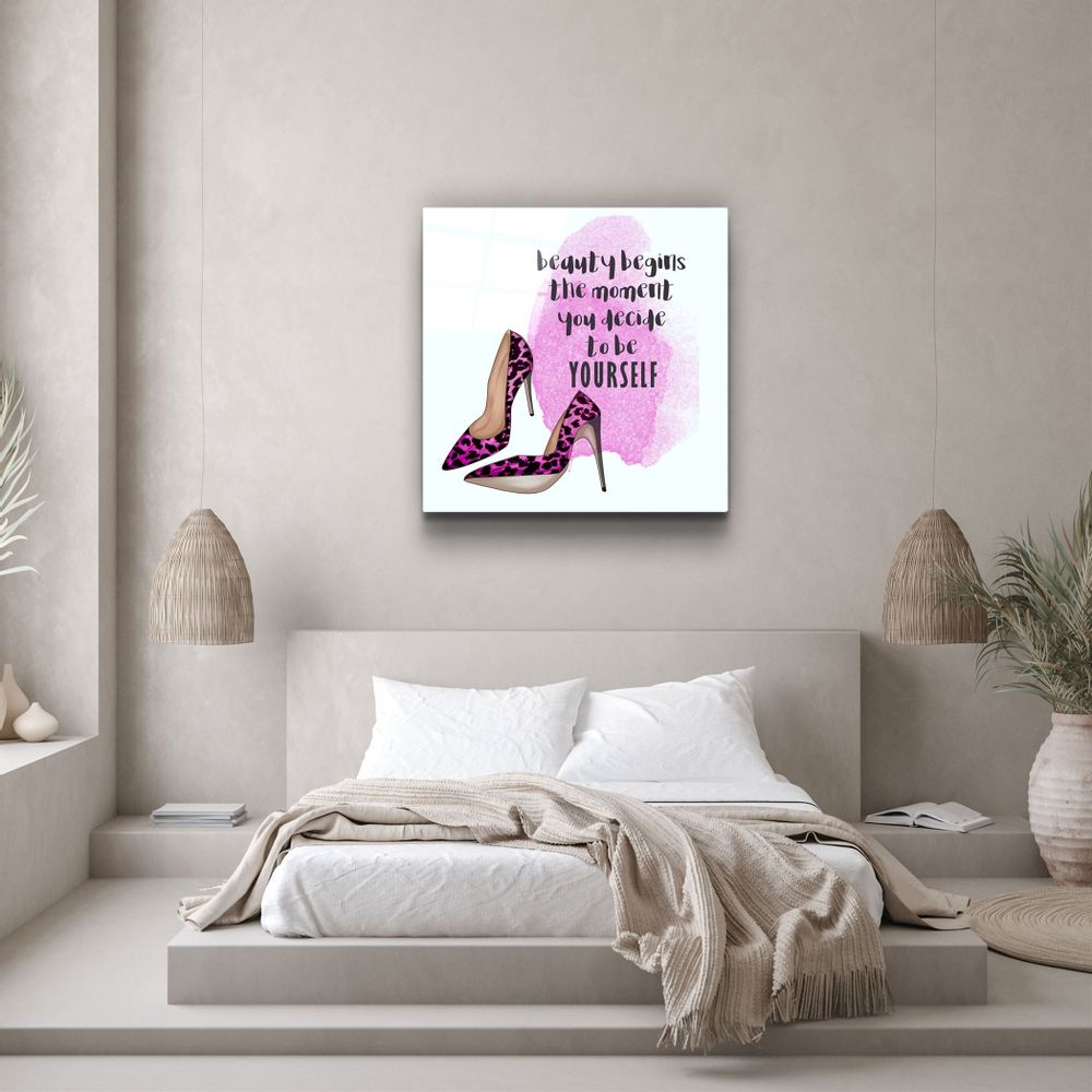 Autres décorations murales - ・"BeYoutiful"・Glass Wall Art | Artdesigna Glass Printing Wall Arts. - ARTDESIGNA