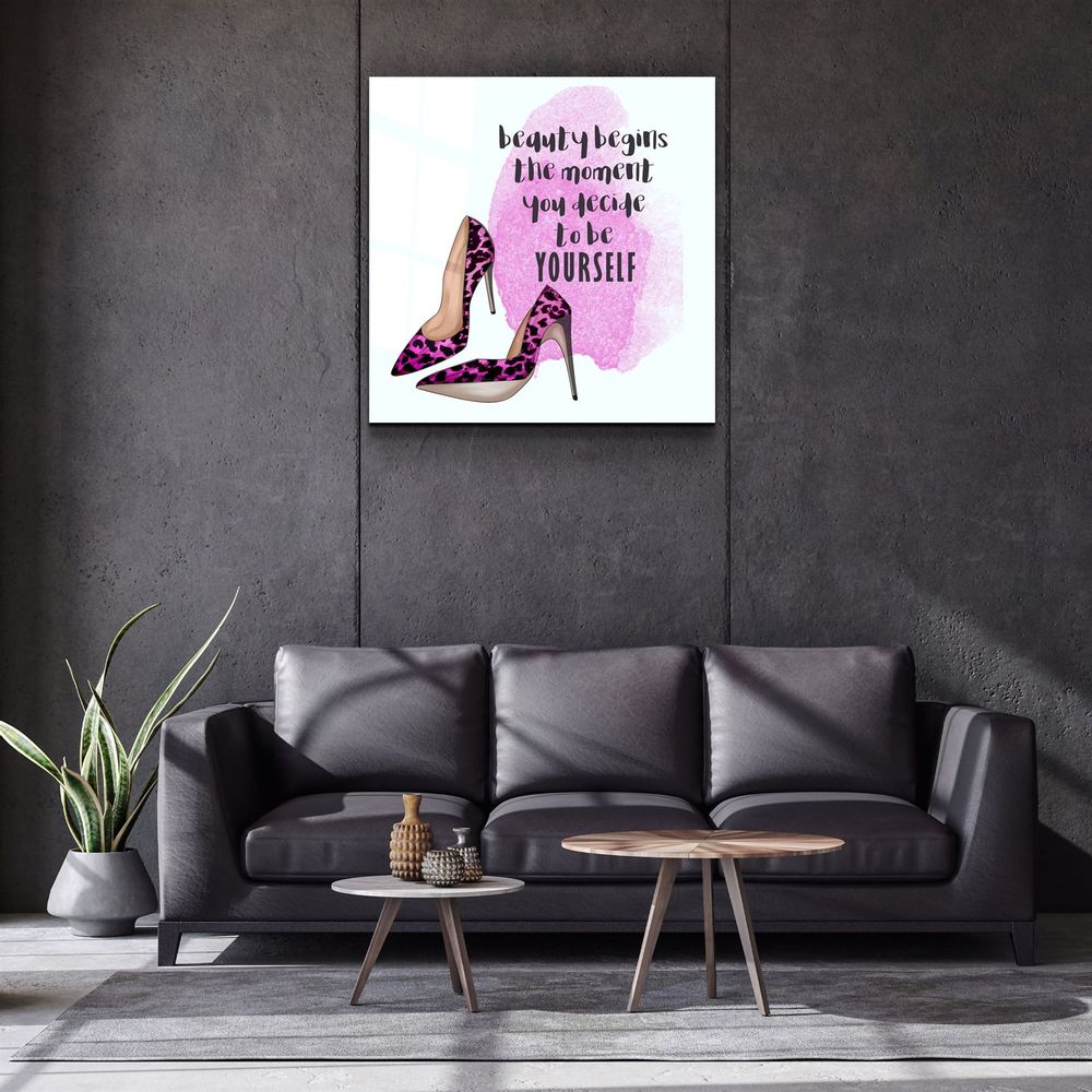 Autres décorations murales - ・"BeYoutiful"・Glass Wall Art | Artdesigna Glass Printing Wall Arts. - ARTDESIGNA