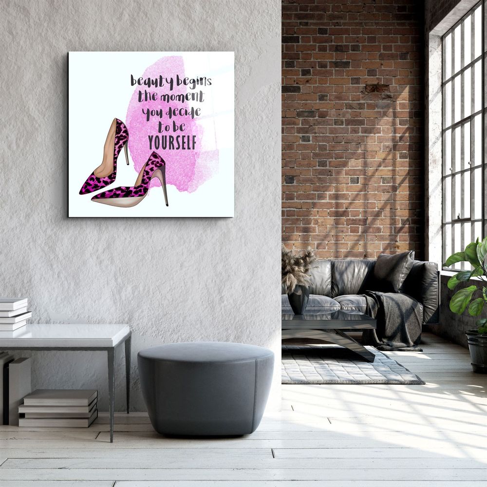 Autres décorations murales - ・"BeYoutiful"・Glass Wall Art | Artdesigna Glass Printing Wall Arts. - ARTDESIGNA
