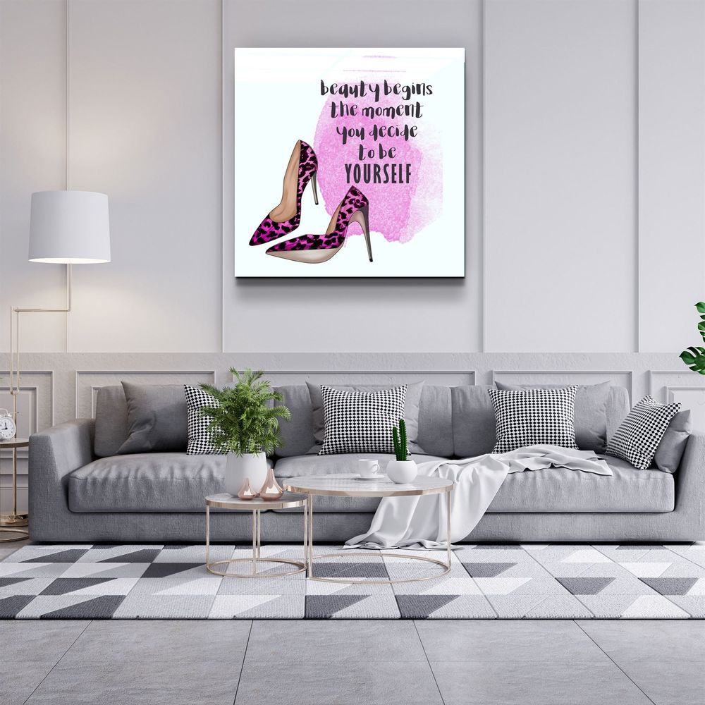 Autres décorations murales - ・"BeYoutiful"・Glass Wall Art | Artdesigna Glass Printing Wall Arts. - ARTDESIGNA