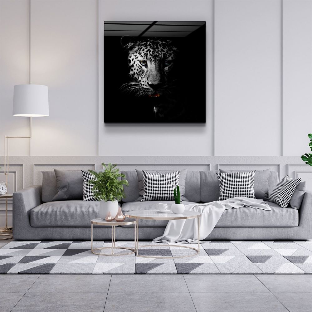 Other wall decoration - ・"Leopard"・Glass Wall Art | Artdesigna Glass Printing Wall Arts. - ARTDESIGNA