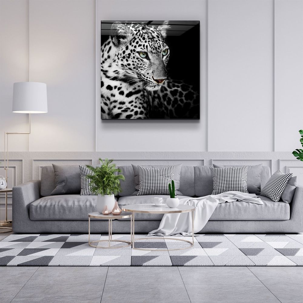 Autres décorations murales - ・"Leopard"・Glass Wall Art | Artdesigna Glass Printing Wall Arts. - ARTDESIGNA