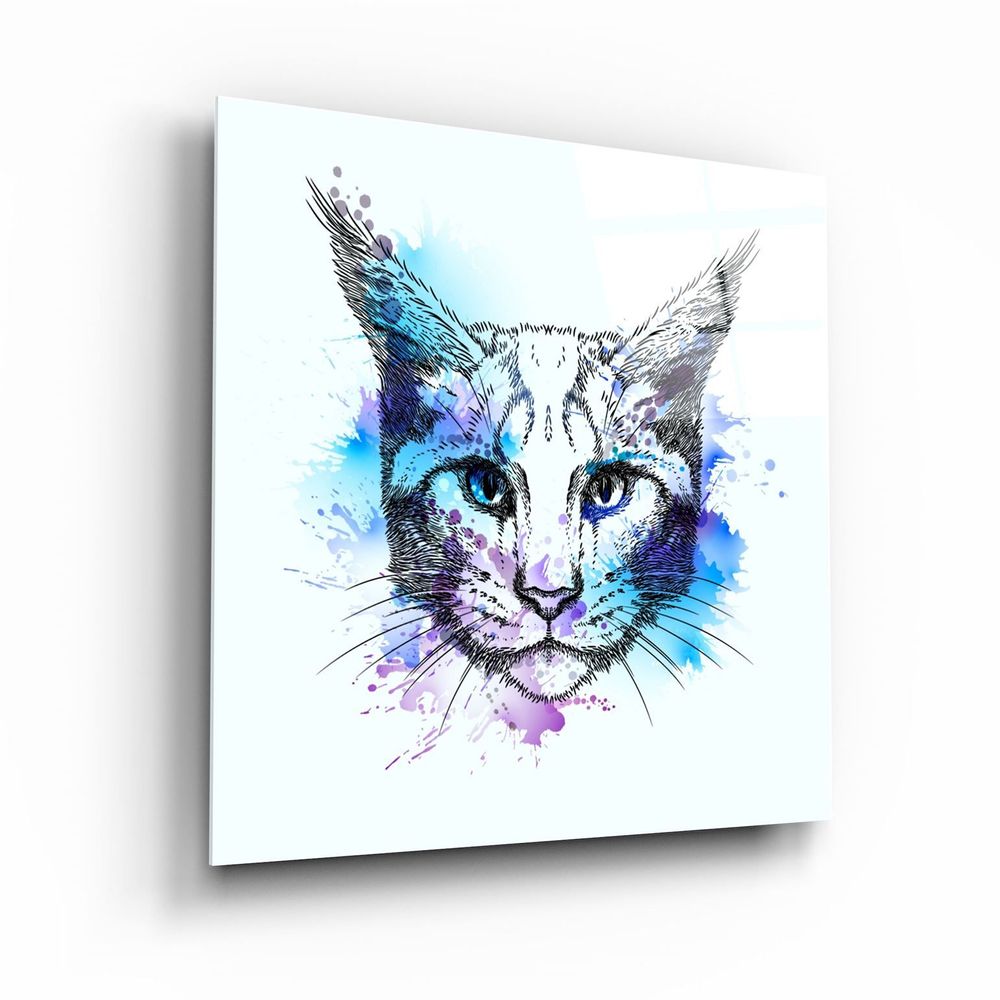 Autres décorations murales - ・"Shimmering Yoga"・Glass Wall Art | Artdesigna Glass Printing Wall Arts. - ARTDESIGNA