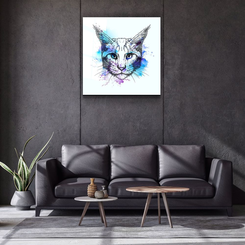 Autres décorations murales - ・"Shimmering Yoga"・Glass Wall Art | Artdesigna Glass Printing Wall Arts. - ARTDESIGNA