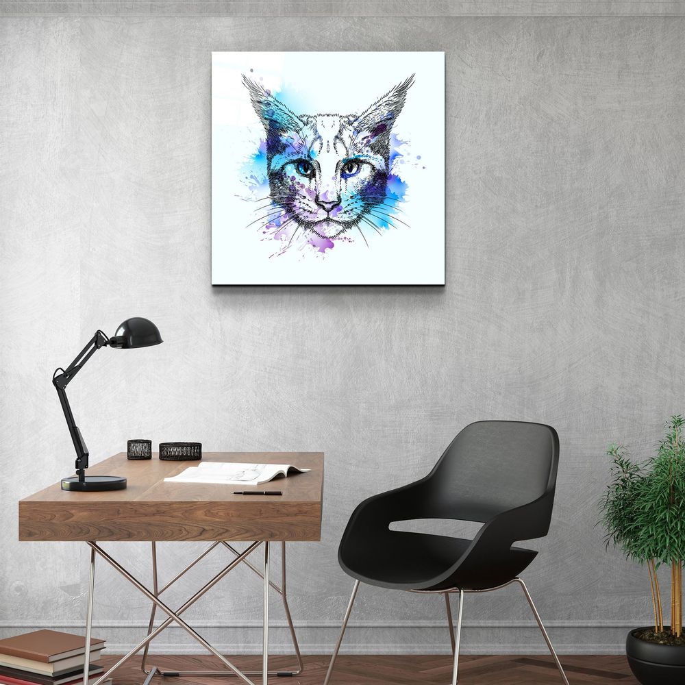 Autres décorations murales - ・"Shimmering Yoga"・Glass Wall Art | Artdesigna Glass Printing Wall Arts. - ARTDESIGNA