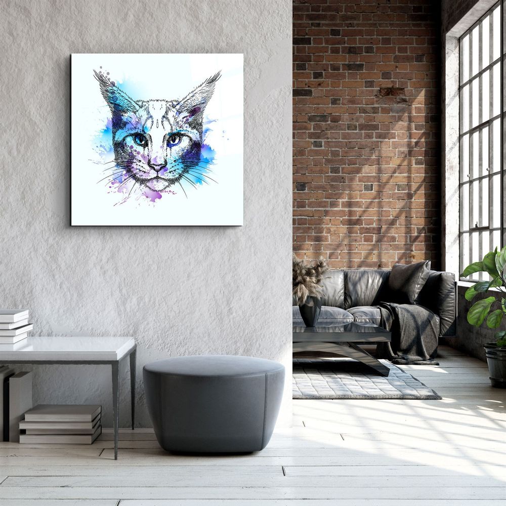 Autres décorations murales - ・"Shimmering Yoga"・Glass Wall Art | Artdesigna Glass Printing Wall Arts. - ARTDESIGNA