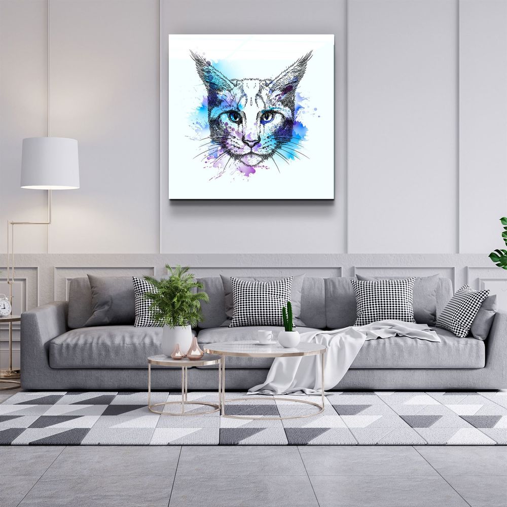 Autres décorations murales - ・"Shimmering Yoga"・Glass Wall Art | Artdesigna Glass Printing Wall Arts. - ARTDESIGNA