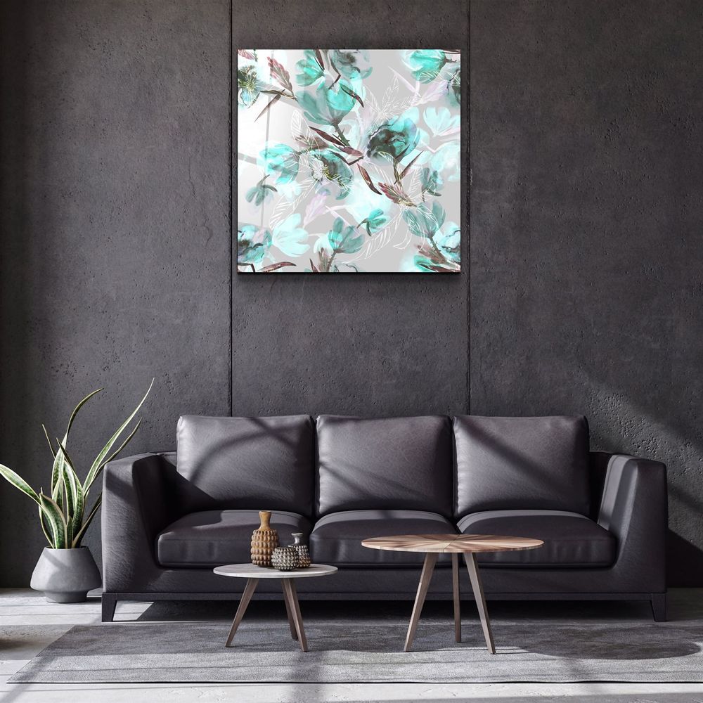 Autres décorations murales - ・"Red Bird"・Glass Wall Art | Artdesigna Glass Printing Wall Arts. - ARTDESIGNA