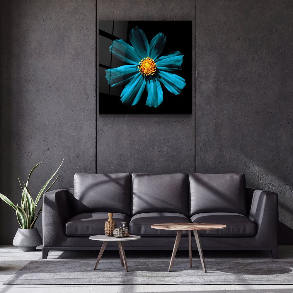 Other wall decoration - ・"Red flower"・Glass Wall Art | Artdesigna Glass Printing Wall Arts. - ARTDESIGNA