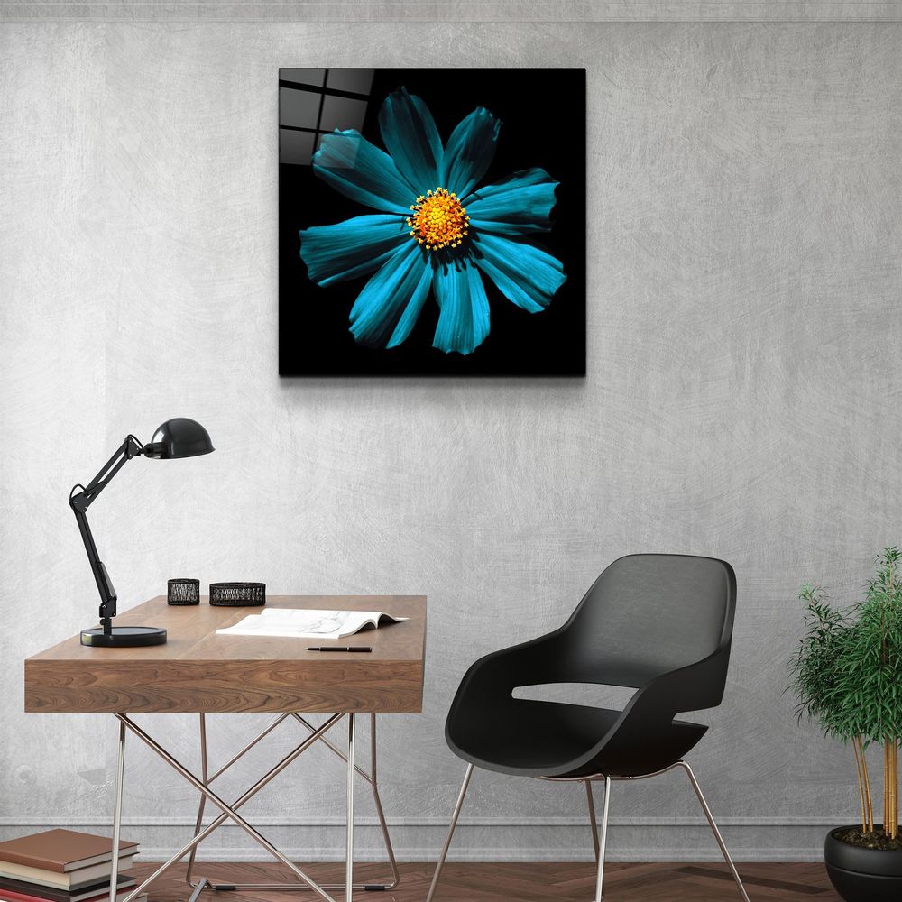 Other wall decoration - ・"Red flower"・Glass Wall Art | Artdesigna Glass Printing Wall Arts. - ARTDESIGNA