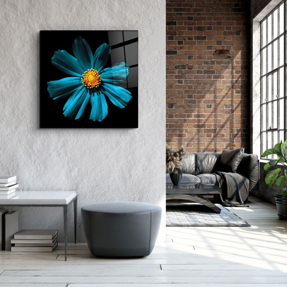 Other wall decoration - ・"Red flower"・Glass Wall Art | Artdesigna Glass Printing Wall Arts. - ARTDESIGNA