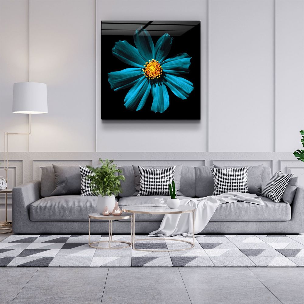 Other wall decoration - ・"Red flower"・Glass Wall Art | Artdesigna Glass Printing Wall Arts. - ARTDESIGNA