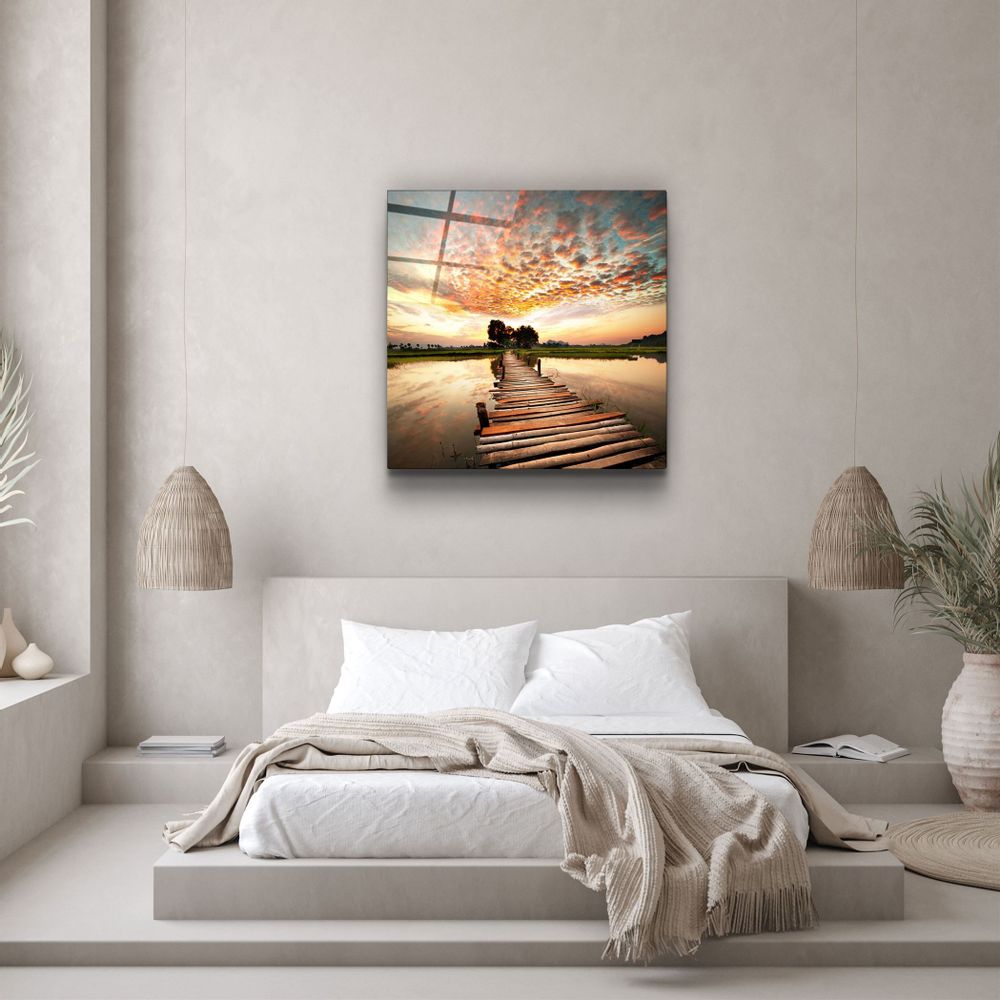 Autres décorations murales - ・"Sea Landscape"・Glass Wall Art | Artdesigna Glass Printing Wall Arts. - ARTDESIGNA