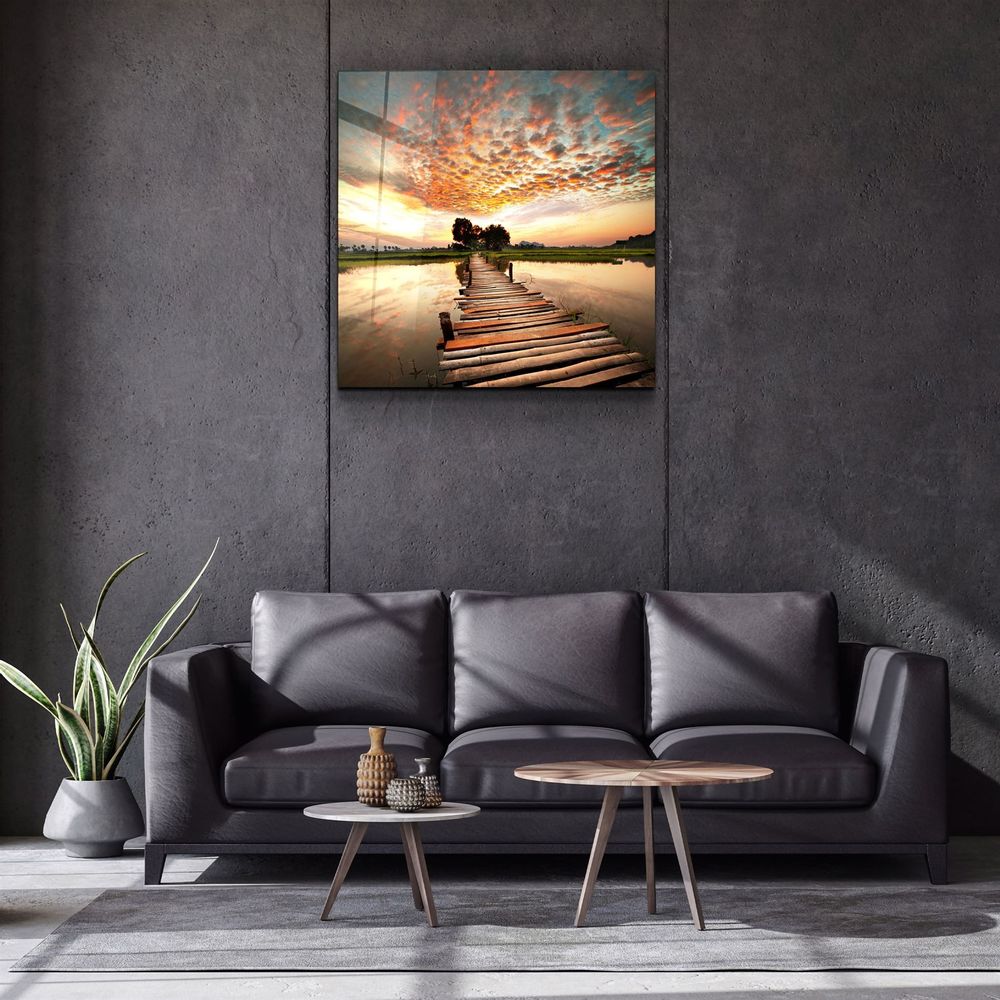 Autres décorations murales - ・"Sea Landscape"・Glass Wall Art | Artdesigna Glass Printing Wall Arts. - ARTDESIGNA