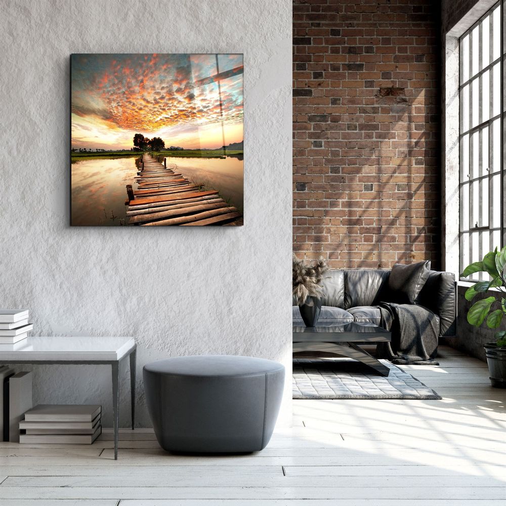 Autres décorations murales - ・"Sea Landscape"・Glass Wall Art | Artdesigna Glass Printing Wall Arts. - ARTDESIGNA
